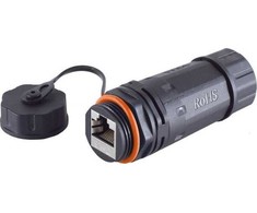 MicroConnect RJ45 coupler, CAT 6a, IP68,