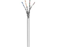 MicroConnect S/FTP CAT6 100m Balta, PVC