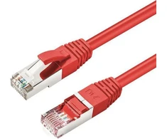 MicroConnect SSTP CAT6 50M Raudona LSZH