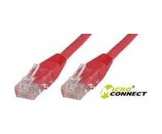 MicroConnect U/UTP CAT5e 7.5M raudonas PVC (B-UTP5075R)