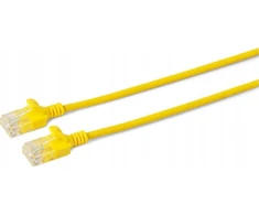 MicroConnect U/UTP CAT6 0,15M Geltona Slim,