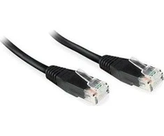 MicroConnect U / UTP CAT6 0.25M Juodas PVC