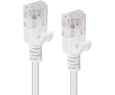 MicroConnect U/UTP CAT6 1.5M Baltas Slim