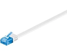 MicroConnect U / UTP CAT6A 10M Baltas butas - V-UTP6A10W- FLAT