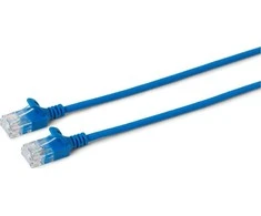 MicroConnect U / UTP CAT6A Slim 0.2M Mėlyna