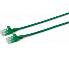 MicroConnect U/UTP CAT6A Slim 0,5M žalia