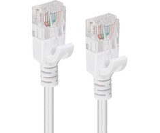 MicroConnect U/UTP CAT6A Slim 1.5M Baltas