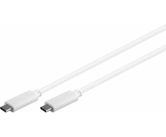 Kabelis USB MicroConnect USB-C - USB-C 3 m Baltas (USB-C Gen2 cable, baltas. 3m)