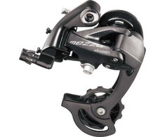 Microshift Galinė pavara MICROŠIFT MESZO, 8-9 eilė (1 / 2x8 / 9), suderinama su Shimano, Trumpas vežimėlis, Maks. 28-36T režimas, Talpa 39T (NEIŠKA)