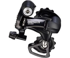 Microshift Galinė pavara MICROŠIFT CENTOS, 11-oji eilutė (2x11), suderinama su Shimano, Trumpas vežimėlis (Al.), Maks. režimas 25-30T, Talpa 35T, Juodas (NEW)