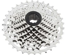 Microshift MICROŠIFT MARVO kasetė, 9-oji eilė, plienas, suderinamas su Shimano, 11-13- 15- 18- 21- 24- 28- 32- 36, nikelis, (NEW)