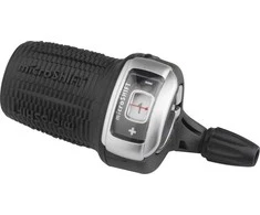 Microshift MIKROŠIFIKTAI Mannetas, kairėn, 3-oji eilė, suderinamas su Shimano, Twist Shifter, Frikcija / Optinis translokacijos indikatorius (NEW)