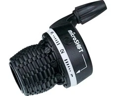 Microshift MIKROŠIFIKTAI Mannet, Kairė, trečioji eilutė, suderinama su Shimano, Twist Shifter, indeksavimas (NEW)