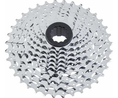 Microshift MICROŠIFT XLE 10 pakopos, plienas, suderinamas su Shimano, 11- 13- 15- 17- 19- 21- 24- 28- 32- 36, chromas, (NEW)