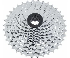Microshift MICROŠIFT XLE 10 pakopos, plienas, suderinamas su Shimano, 11- 13- 15- 17- 19- 21- 24- 28- 32- 36, chromas, (NEW)