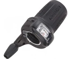 Microshift MICROŠIFT 3, dešinė, trečioji eilutė, suderinama su Shimano, Twist Shifter, Optinis Translokacijos indikatorius (NEW)