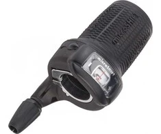 Microshift MICROŠIFT INTRY 8, dešinė, 8 eilė, suderinama su Shimano, Twist Shifter, Optinis Translokacijos indikatorius (NEW)