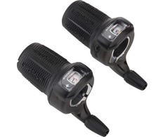 Microshift MICROŠIFT Manetai, Pora, 8 eilutė (3x8), suderinama su Shimano, Twist Shifter, Optinis Translokacijos indikatorius (NEW)