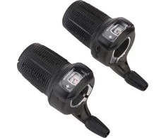Microshift MICROŠIFT Manetai, Pora, 8 eilutė (3x8), suderinama su Shimano, Twist Shifter, Optinis Translokacijos indikatorius (NEW)