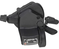 Microshift MICROŠIFT Mannet, 9 eilė, suderinama su Shimano, Thumb Bakstelėkite, Optinis translokacijos indikatorius (NEW)