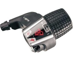 Microshift MICROŠIFT Mannet, dešinė, 6-eilė, suderinama su Shimano, Twist Shifter, Optinis translokacijos indikatorius (NEW)