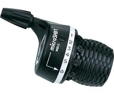 Microshift MICROŠIFT Mannet, dešinė, šeštoji eilutė, suderinama su Shimano, Twist Shifter, indeksavimas (NEW)