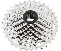 Microshift MICROŠIFT MARVO kasetė, 9-oji eilė, plienas, suderinamas su Shimano, 11-13- 15- 18- 21- 24- 28- 32- 36, nikelis, (NEW)