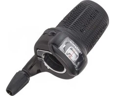 Microshift MICROŠIFT INTER 7, Dešinė, 7 eilutė, suderinama su Shimano, Twist Shifter, Optinis translokacijos indikatorius (NEW)