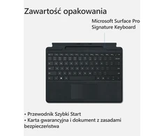 Microsoft Klaviatūra su miejscem na pióro do Surface Pro 11 Juodas