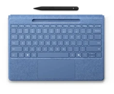 Microsoft Surface Pro 8/9/10/11/X 13" Flex dėklas-klaviatūra su rašikliu, vokiečių k. (QWERTZ) išdėstymas, mėlynos spalvos