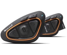 Ausinės Midland BTX1 PRO S-TWIN motociklo domofonas dviem šalmams