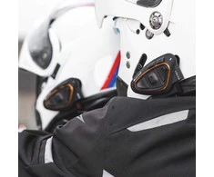 Ausinės Midland BTX1 PRO S-TWIN motociklo domofonas dviem šalmams