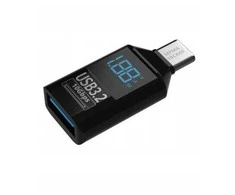 Mathorn MPMA-10CA60 USB-A - USB-C adapteris, juodas (MPMA-10CA60)