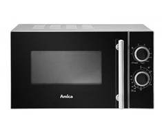 Mikrobangų Krosnelė - Amica 20 L 700 W Juoda/Sidabrinė