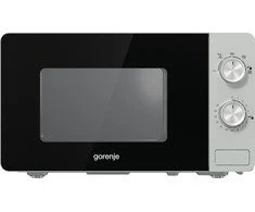 Mikrobangų krosnelė Gorenje | Microwave orkaitė | MO17E1S | Free standing | 17 L | 700 W | Sidabrinis