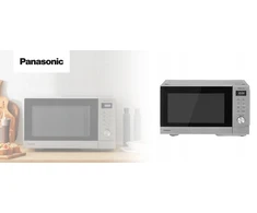 Mikrobangų krosnelė Panasonic NN-GD39QSEPG Inwerterowa kuchenka mikrobangų krosnelė su grillem Srebrna