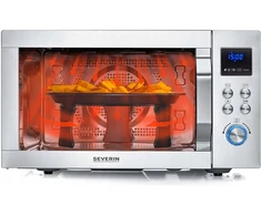 Mikrobangų krosnelė Severin MW 7982 4 viename su Crispy Wave funkcija iki 230 °C