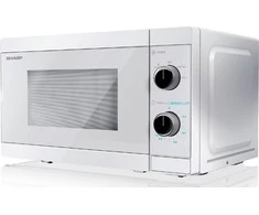 Sharp Aštrus | Mikrobangų krosnelė | YC-MS01E-C | Laisvai stovintis | 20 L | 800 W | Baltas