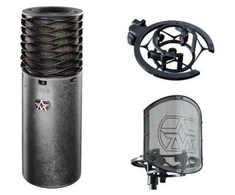 Mikrofonas Aston Microphones Spirit Bundle Mikrofonas pojemnościowy + uchwyt + pop filtras (0504-ABF44-001)