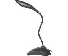 DEFENDER mikrofonas PC stovui MIC115, juodas, laidas 1,7m, 64115 MIC115 HN018