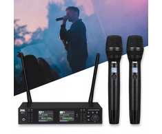 DNA Professional XMIC 2 - Wireless dual set: 2 x handheld microphones + receiver (518–542 MHz)