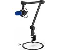 Endorfy Solum Broadcast juodas kondensatorinis mikrofonas su laidu + laikiklis | USB