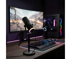 Mozos GM-ONE USB XLR RGB LED juoda