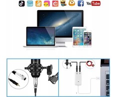 Mikrofonas Puluz rinkinys 3w1
