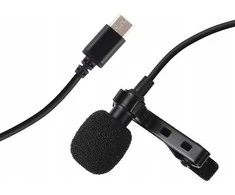 Puluz Jack Lavalier laidinis mikrofonas 1.5m USB-C Type-C PU425