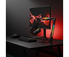 Rampage ARPEJ Gamingowy mikrofon pojemnościowy na ramieniu su RGB juoda