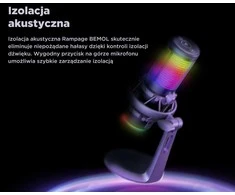 Rampage Bemol RGB USB-C juodas