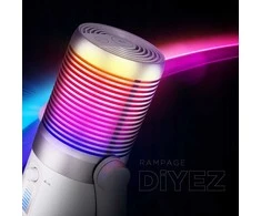 Rampage Diyez RGB USB-C balta
