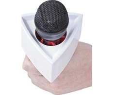 Mikrofonas Rycote Rycote 20 x viena trikampė balta mikrofono vėliavėlė