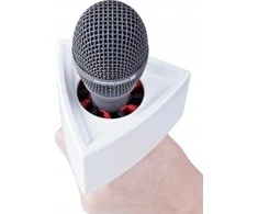 Mikrofono priedas - Rycote viengubas trikampis mikrofono vėliavėlė balta